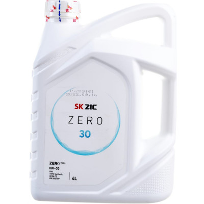 Синтетическое масло zic ZIC ZERO 30 0w-30; SN Lubricants162676