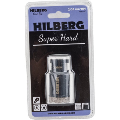Алмазная коронка по керамике и керамограниту Hilberg Super Hard HH630
