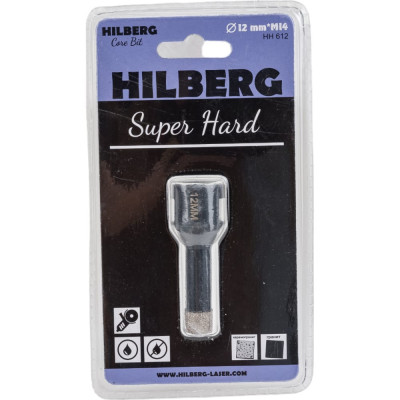Коронка алмазная по керамике и керамограниту Hilberg Super Hard HH612