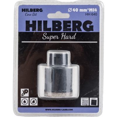Алмазная коронка по керамике и керамограниту Hilberg Super Hard HH640