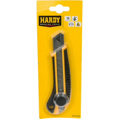 Универсальный нож HARDY ручка 2K 18мм 0510-321800