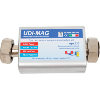 Магнитный преобразователь воды UDI MAG MEGAMAX MEGAMAX 1/2