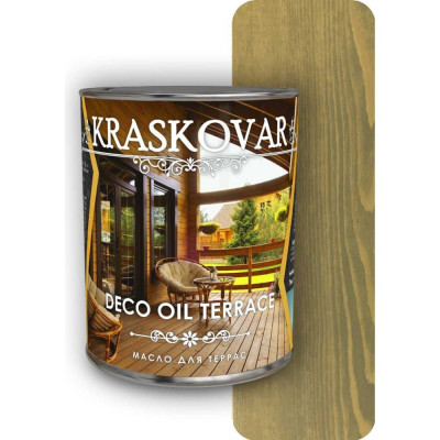 Масло для террас Kraskovar бамбук, 0.75 л 1279