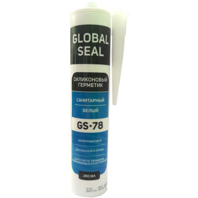 Санитарный силиконовый герметик GlobalSeal GS-78 3780111