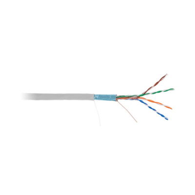 Одножильный кабель NETLAN EC-UF004-5E-PVC-GY-1