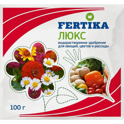 Удобрение для овощей, цветов и рассады Fertika Люкс 4620005610194