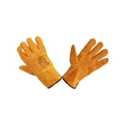 Цельноспилковые перчатки Элит-Профи Driver Gold F0201