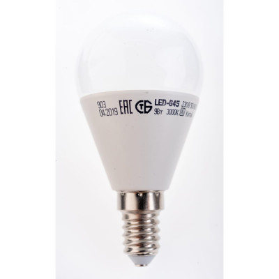 Лампа IEK LLE-G45-9-230-30-E14