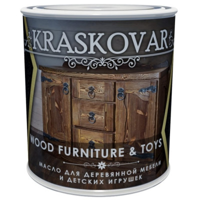 Масло для мебели и детских игрушек Kraskovar Wood Furniture & Toys 1372