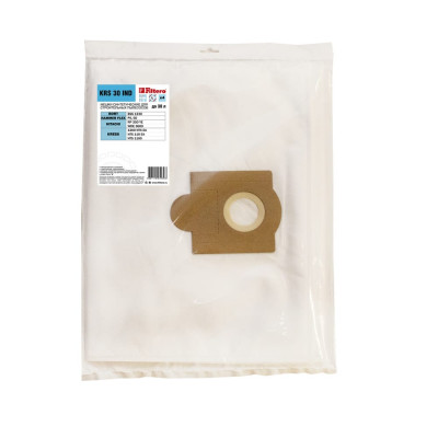 Трехслойные синтетические мешки для пылесоса FILTERO KRS 30 IND 05930