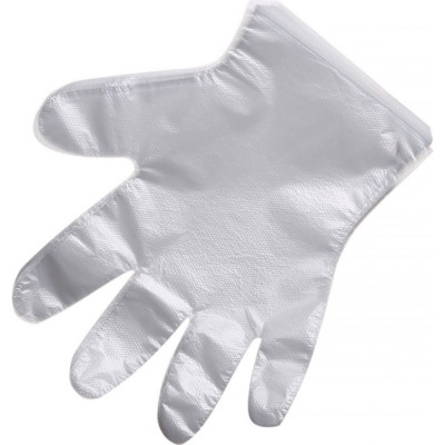 Полиэтиленовые эластичные сверхпрочные перчатки YORK 092090