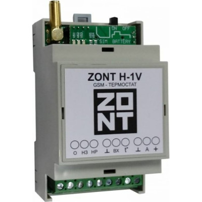 Термостат для газовых и электрических котлов эван ZONT H-1V GSM 112008 ML13213
