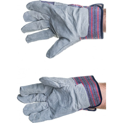 Спилковые комбинированные перчатки ZOLDER DH004