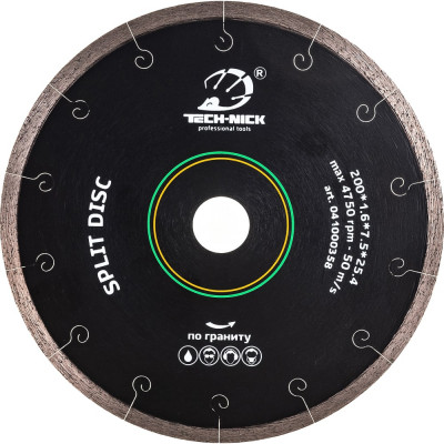 Сплошной алмазный диск по граниту TECH-NICK SPLIT DISC 041000358