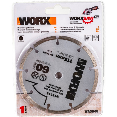 Пильный алмазный диск WORX WA5048