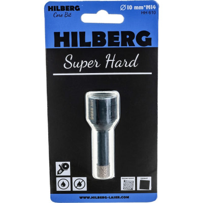 Коронка алмазная по керамике и керамограниту Hilberg Super Hard HH610