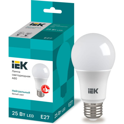 Светодиодная лампа IEK LLE-A80-25-230-40-E27