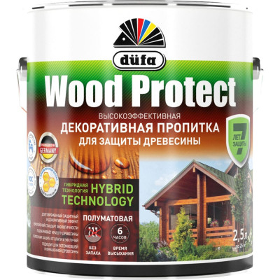 Пропитка для защиты древесины Dufa Wood Protect МП000015770