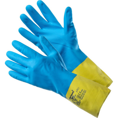 Химостойкие неопреновые комбинированные перчатки Ампаро Комета 6870 (457415)-XL