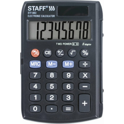 Карманный калькулятор Staff STF-883 250196