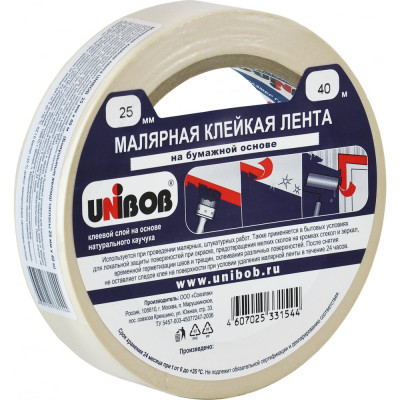 Малярная клейкая лента Unibob 214972