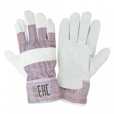 Утепленные спилковые комбинированные перчатки FORT Ангара 0115 501404112