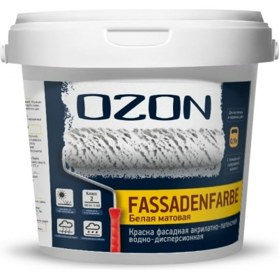 Фасадная краска OZON FASSADENFARBE ВД-АК 112А ВД-АК-112А-1,4