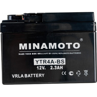 Мотоцикла аккумулятор MINAMOTO YTR4A-BS 7516