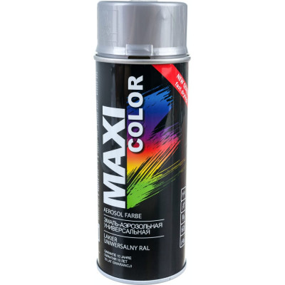 Эмаль-аэрозоль Maxi Color 9006MX