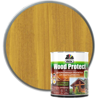 Пропитка для защиты древесины Dufa Wood Protect МП000015772