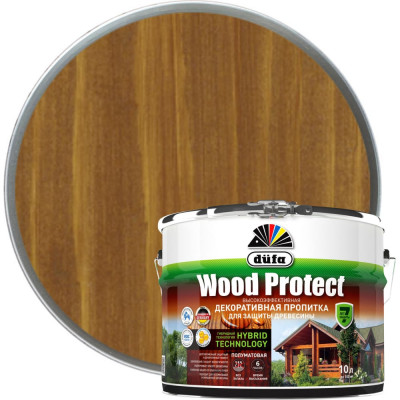 Пропитка для защиты древесины Dufa Wood Protect МП000015771
