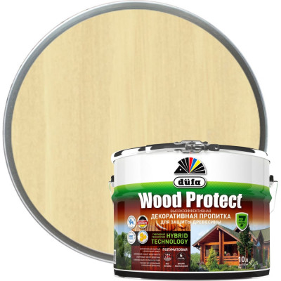 Пропитка для защиты древесины Dufa Wood Protect МП000015747