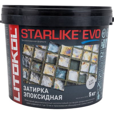 Эпоксидный состав для укладки и затирки мозаики LITOKOL STARLIKE EVO S.200 AVORIO 485210004