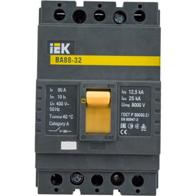 Автоматический выключатель IEK ВА88-32 SVA10-3-0080