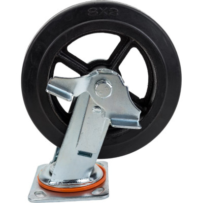 Большегрузное обрезиненное поворотное колесо MFK-TORG SCDB80 1084200