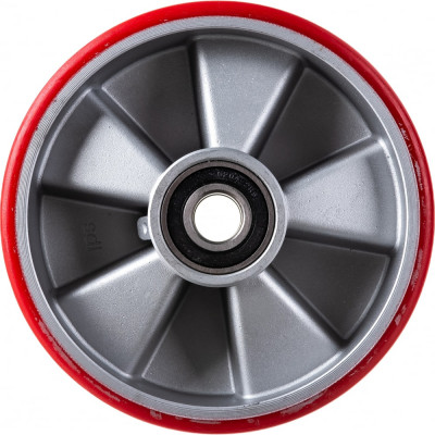 Опорное алюминиевое полиуретановое колесо для рохли MFK-TORG 1090180-ПУ