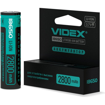 Аккумулятор Videx 18650 VID-18650-2.8-WP