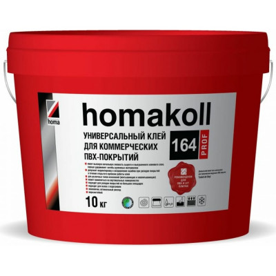 Клей для коммерческого линолеума Homakoll 300-350 г/м2, 10 кг 54676
