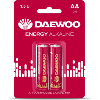 Алкалиновая батарейка DAEWOO ENERGY Alkaline 2021 5029750