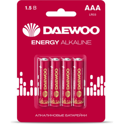 Алкалиновая батарейка DAEWOO ENERGY Alkaline 2021 5029903