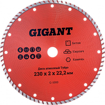 Алмазный диск Gigant Турбо G-1000