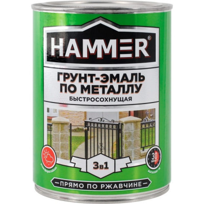 Грунт-эмаль по металлу Hammer ЭК000116562