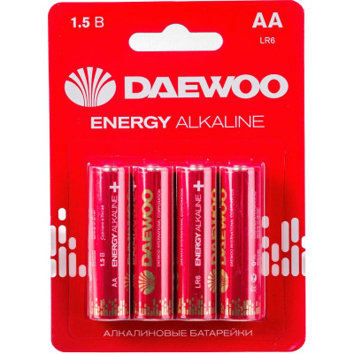 Алкалиновая батарейка DAEWOO ENERGY Alkaline 2021 5029781