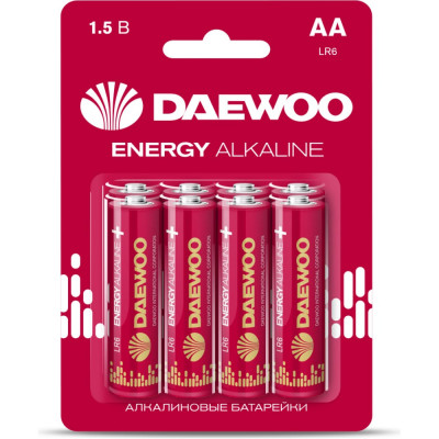 Алкалиновая батарейка DAEWOO ENERGY Alkaline 2021 5031081