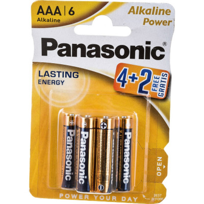 Элементы питания Panasonic Alkaline Power 6204