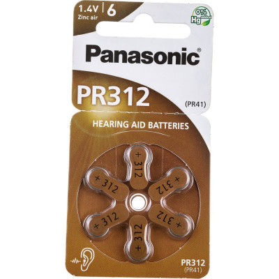 Батарейка Panasonic PR - 312 H 3017