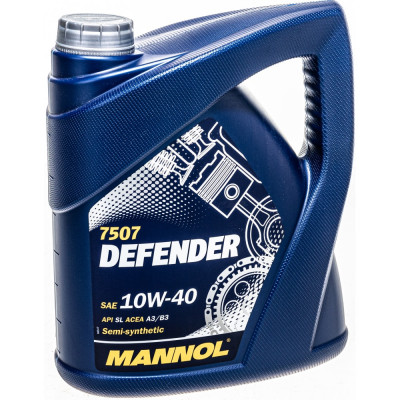 Полусинтетическое моторное масло MANNOL DEFENDER 10W40 1148