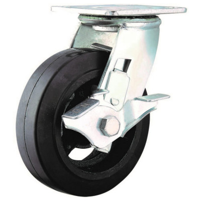 Большегрузное обрезиненное поворотное колесо MFK-TORG SCDB85 1084250
