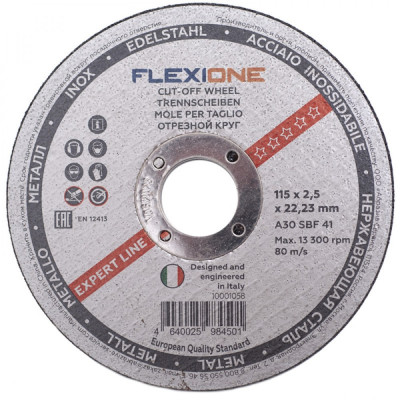 Отрезной круг по металлу и нержавейке Flexione 10001058