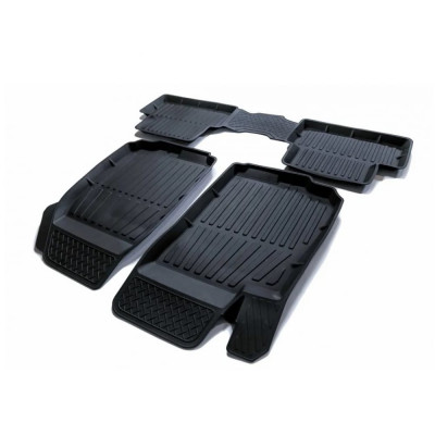 Резиновые коврики в салон для Chevrolet Aveo SD/HB 2012-2015 г.в. SRTK PREMIUM PR.CH.AV.12G.02X44